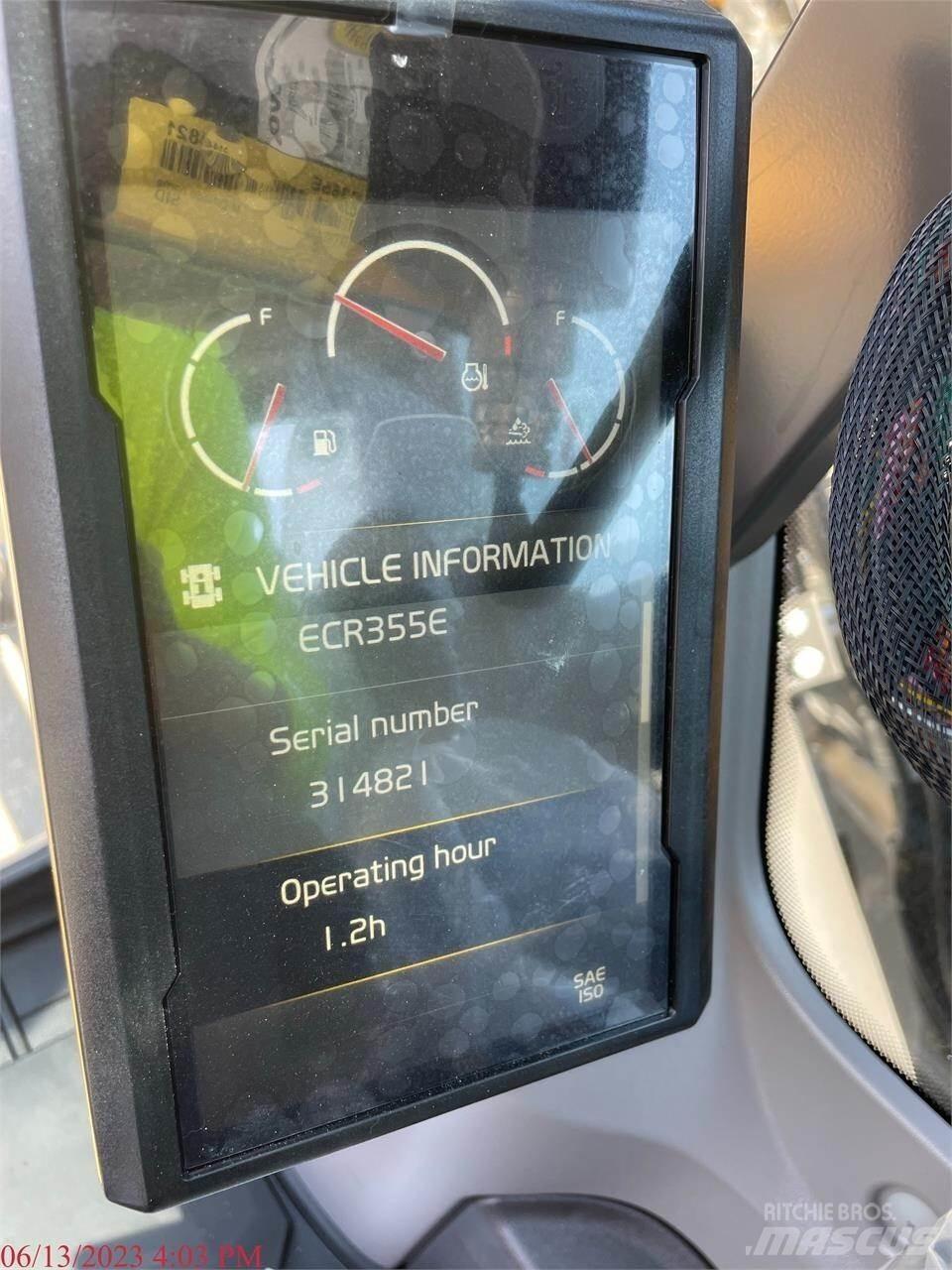 Volvo ECR355EL Koparki gąsienicowe