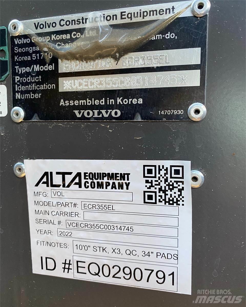 Volvo ECR355EL Koparki gąsienicowe