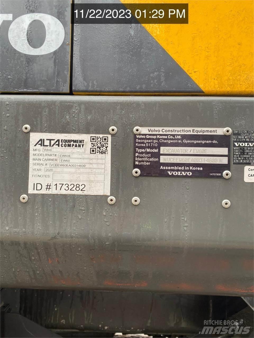 Volvo EW60E Koparki kołowe
