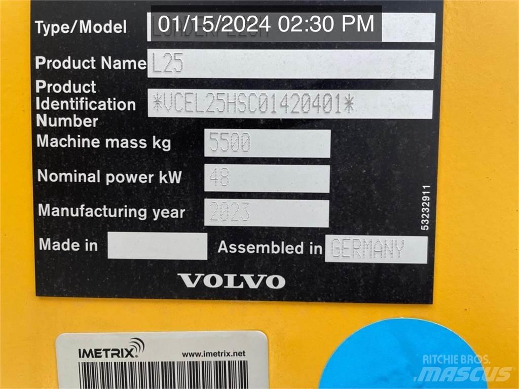Volvo L25 Ładowarki kołowe