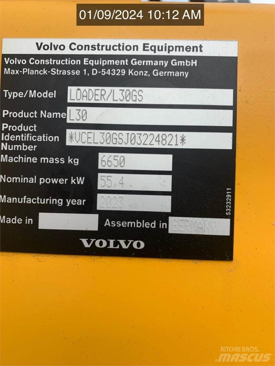 Volvo L30GS Ładowarki kołowe