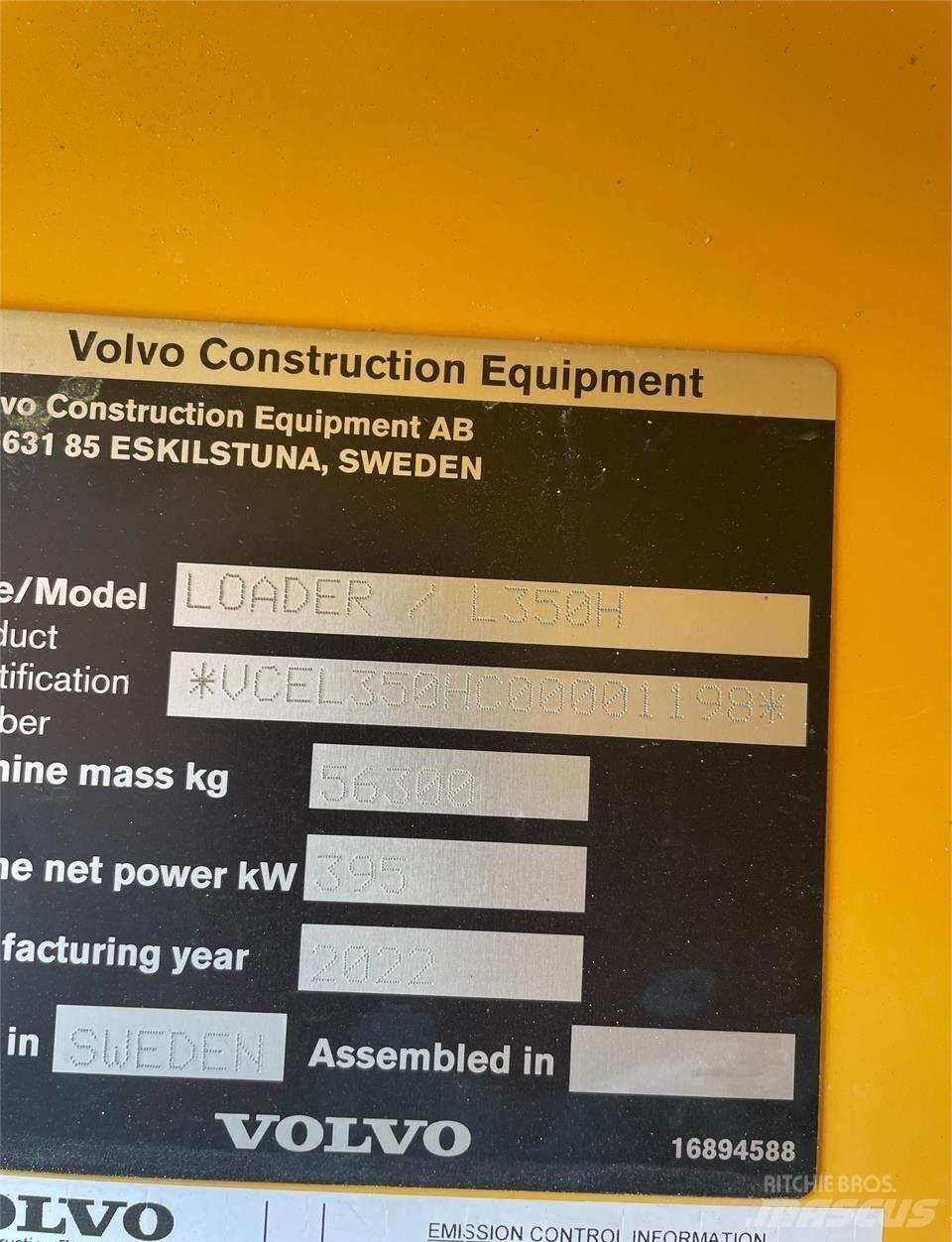 Volvo L350H Ładowarki kołowe