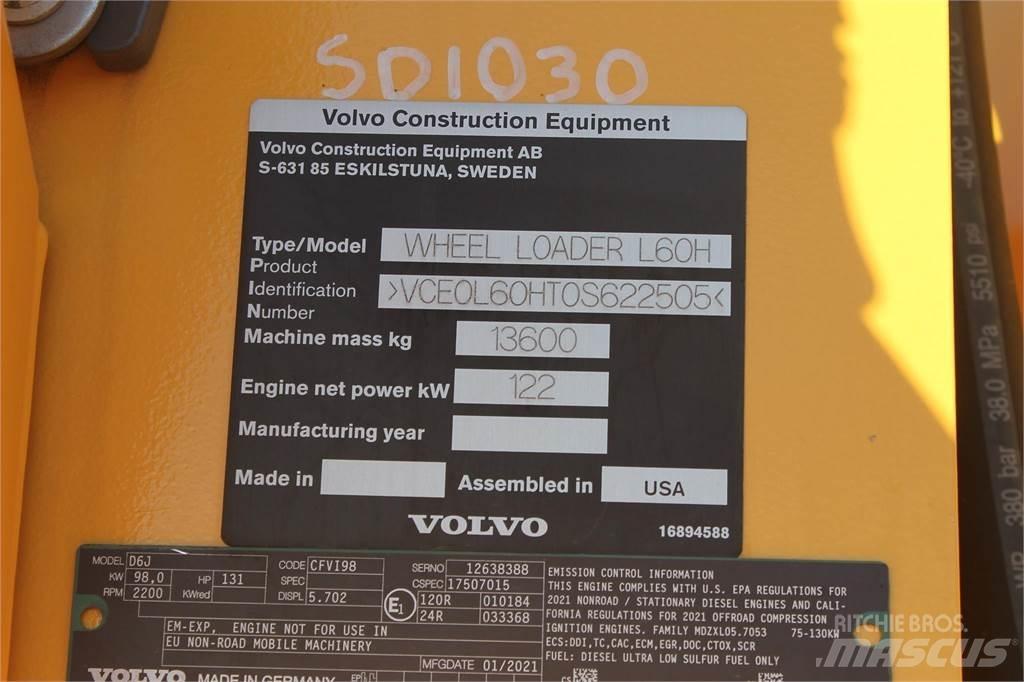 Volvo L60H Ładowarki kołowe