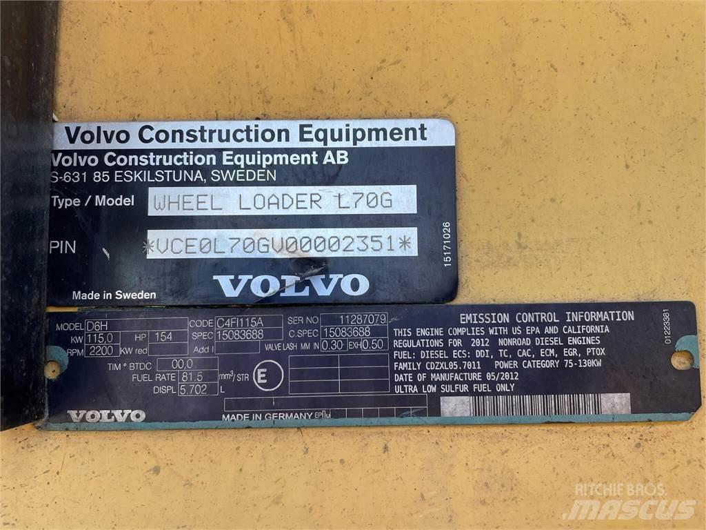 Volvo L70G Ładowarki kołowe