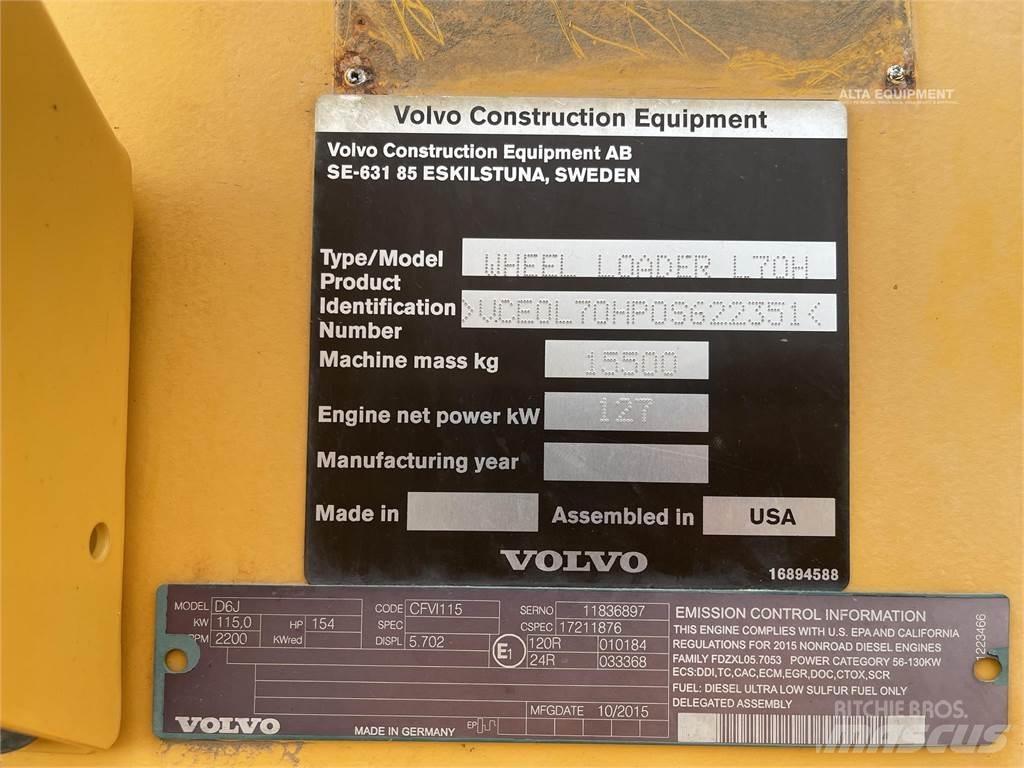 Volvo L70H Ładowarki kołowe