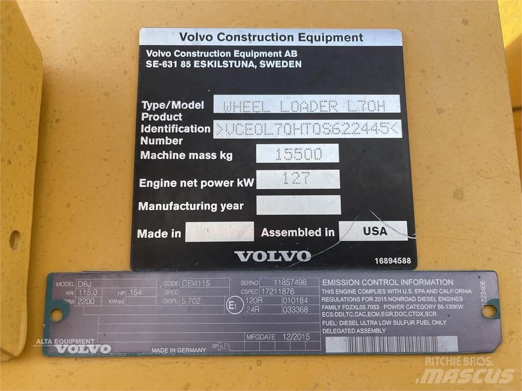 Volvo L70H Ładowarki kołowe