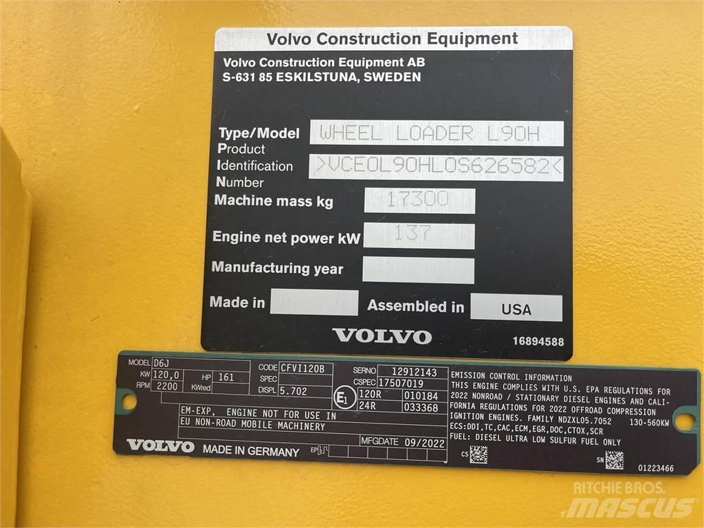 Volvo L90H Ładowarki kołowe