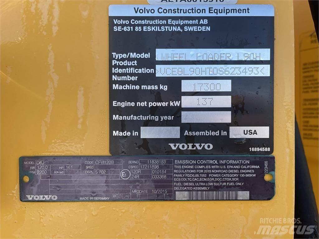 Volvo L90H Ładowarki kołowe