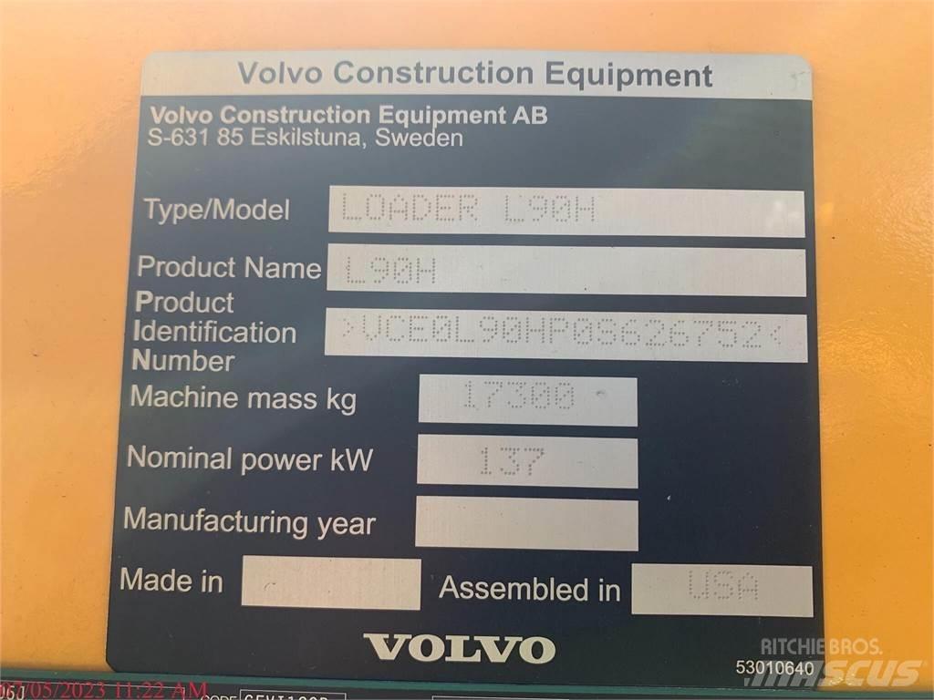 Volvo L90H Ładowarki kołowe