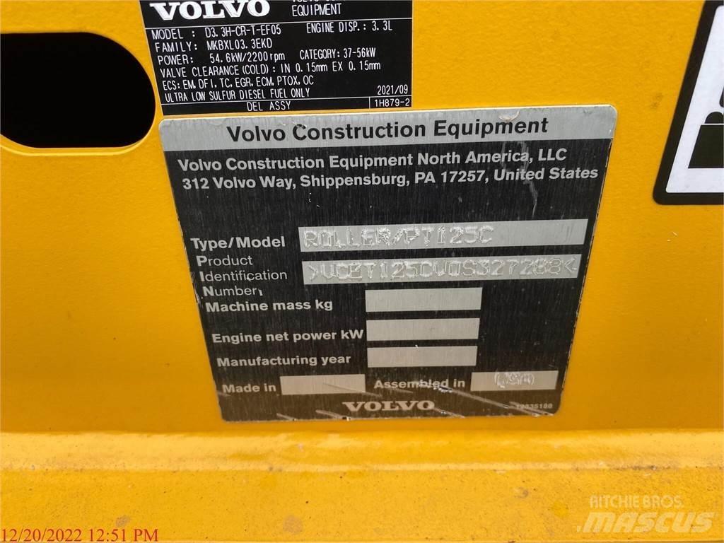 Volvo PT125C Walce ogumione