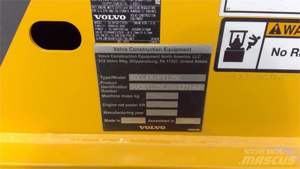 Volvo PT125C Walce ogumione