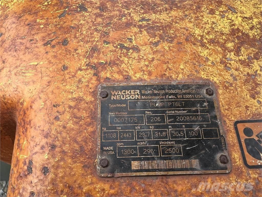 Wacker Neuson PT6 Pompy wodne