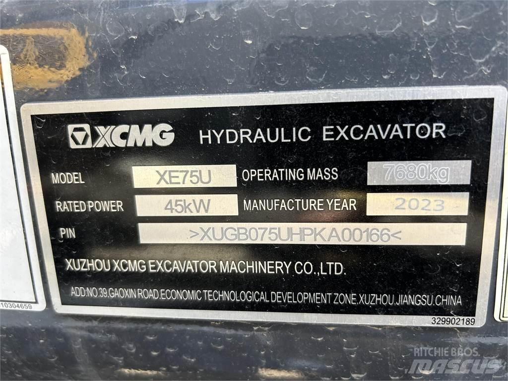 XCMG XE75U Koparki gąsienicowe