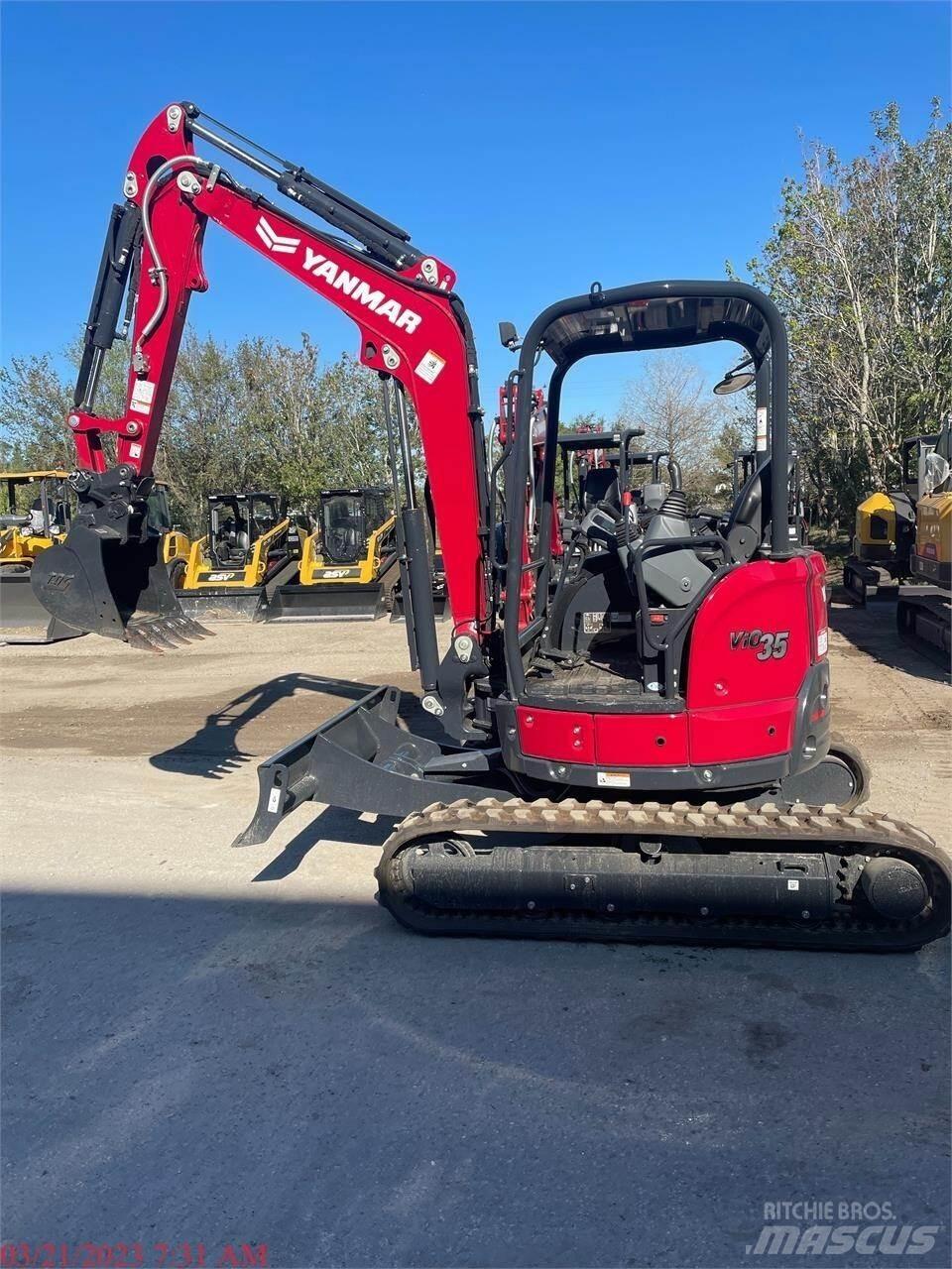 Yanmar VIO35-6A Minikoparki