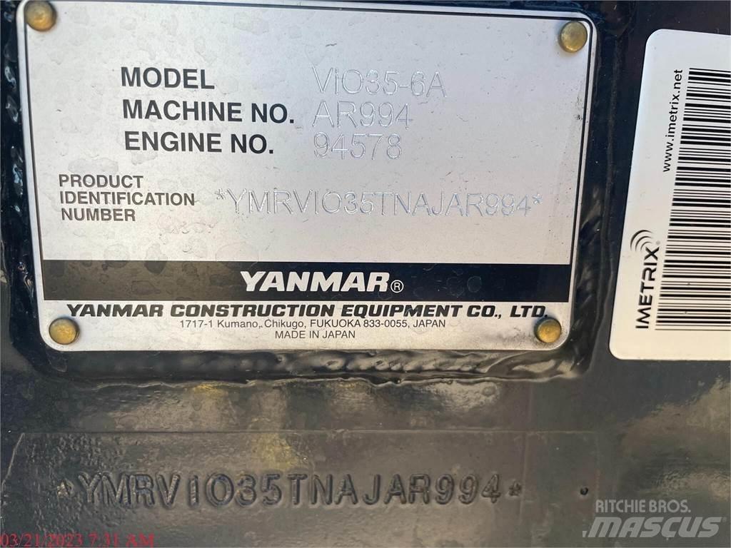 Yanmar VIO35-6A Minikoparki