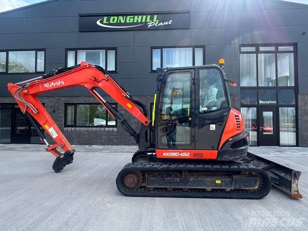 Kubota KX 080-4 Midikoparki  7t - 12t