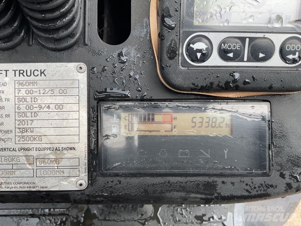 Toyota 02-8FGF25 Wózki LPG