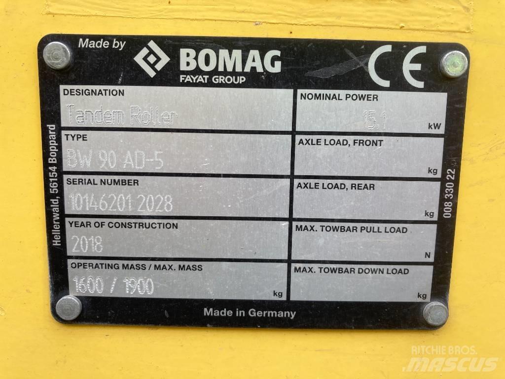 Bomag BW 90 AD-5 Walce dwubębnowe