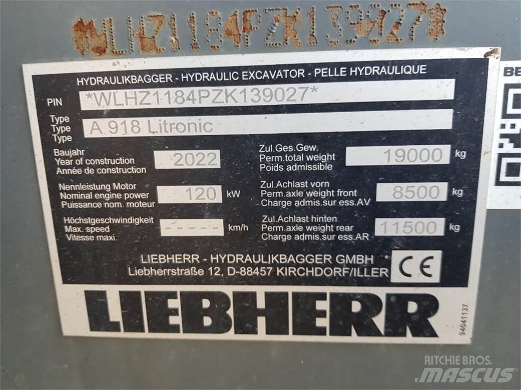 Liebherr A918 Koparki kołowe
