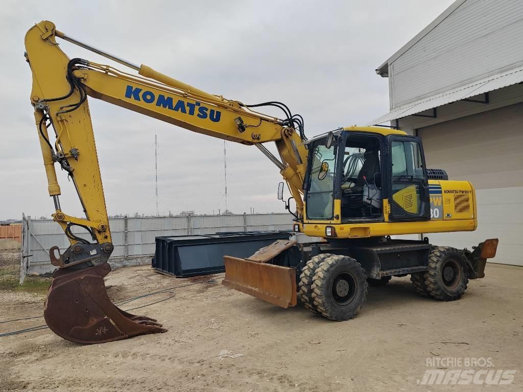 Komatsu PW 180-7EO Koparki kołowe