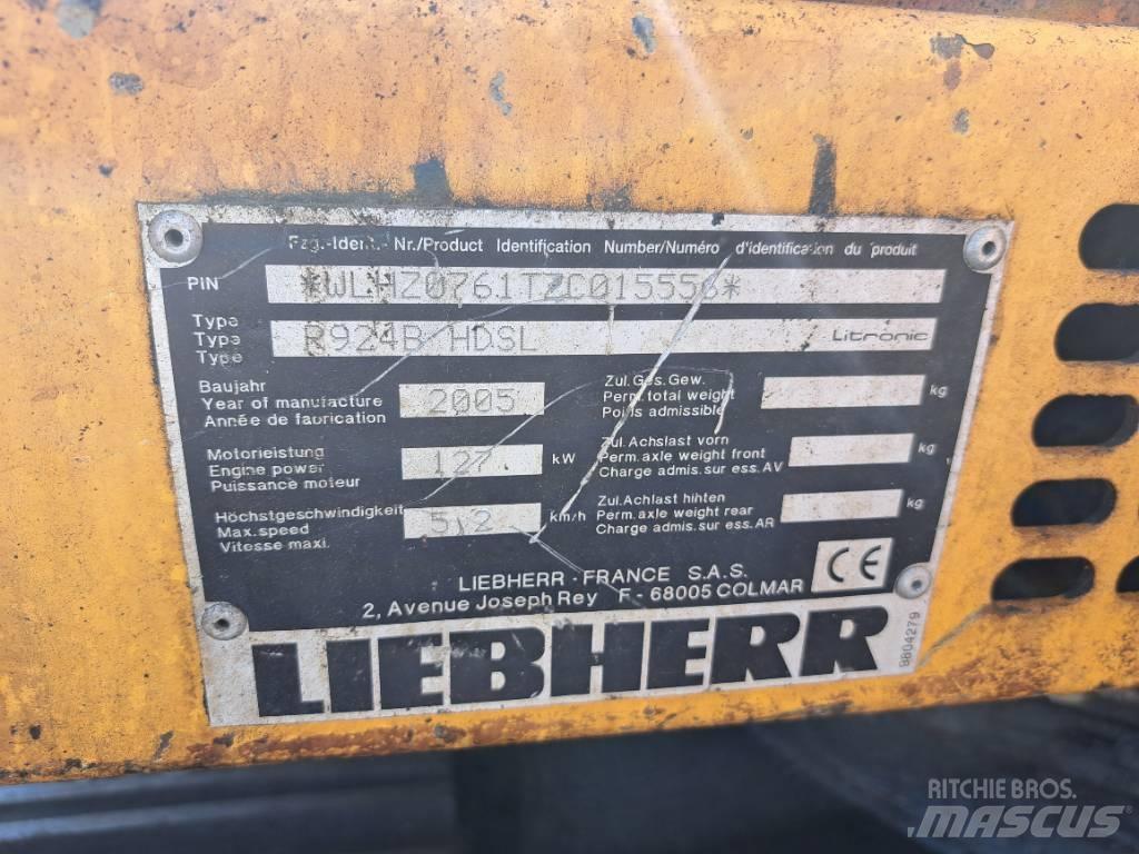 Liebherr R924B HDSL Koparki gąsienicowe