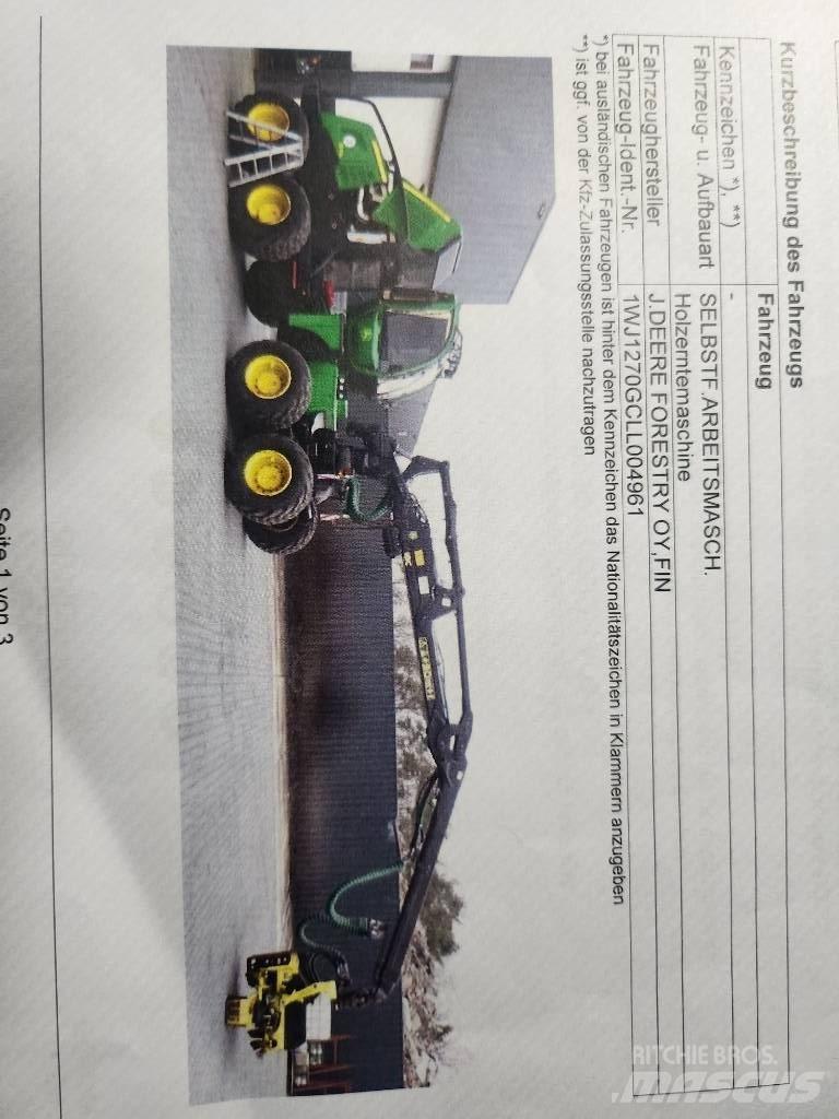 John Deere 1270 G Harwestery