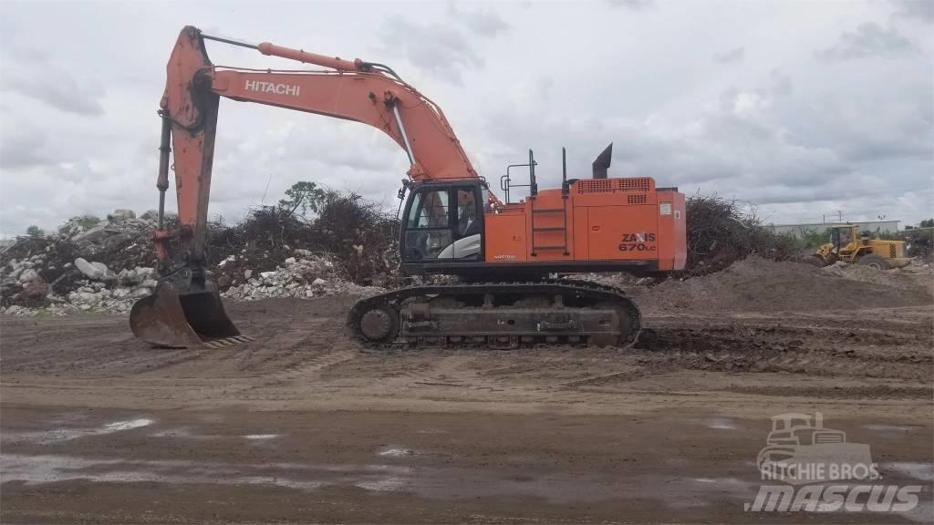 Hitachi ZX 670 Koparki gąsienicowe