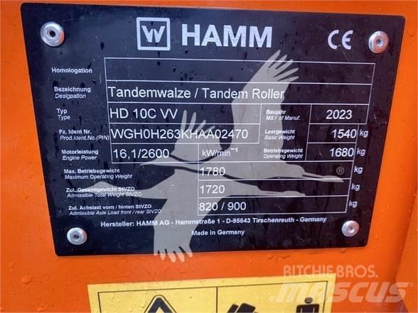 Hamm HD10CVV Walce jednobębnowe