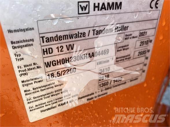Hamm HD12VV Walce jednobębnowe
