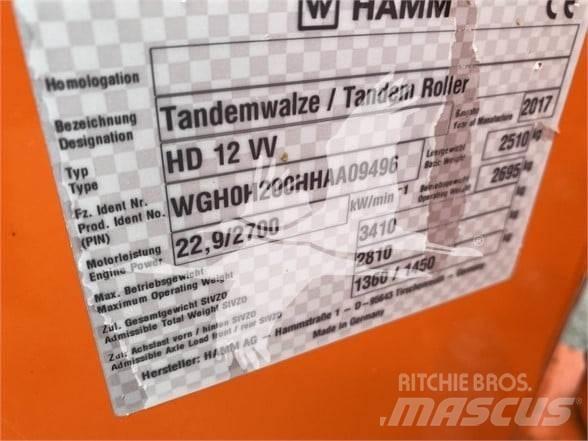 Hamm HD12VV Walce jednobębnowe