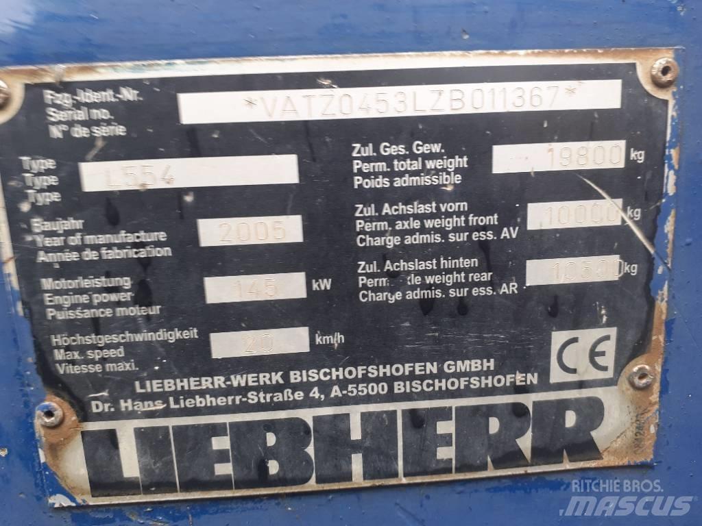Liebherr L 554 Ładowarki kołowe