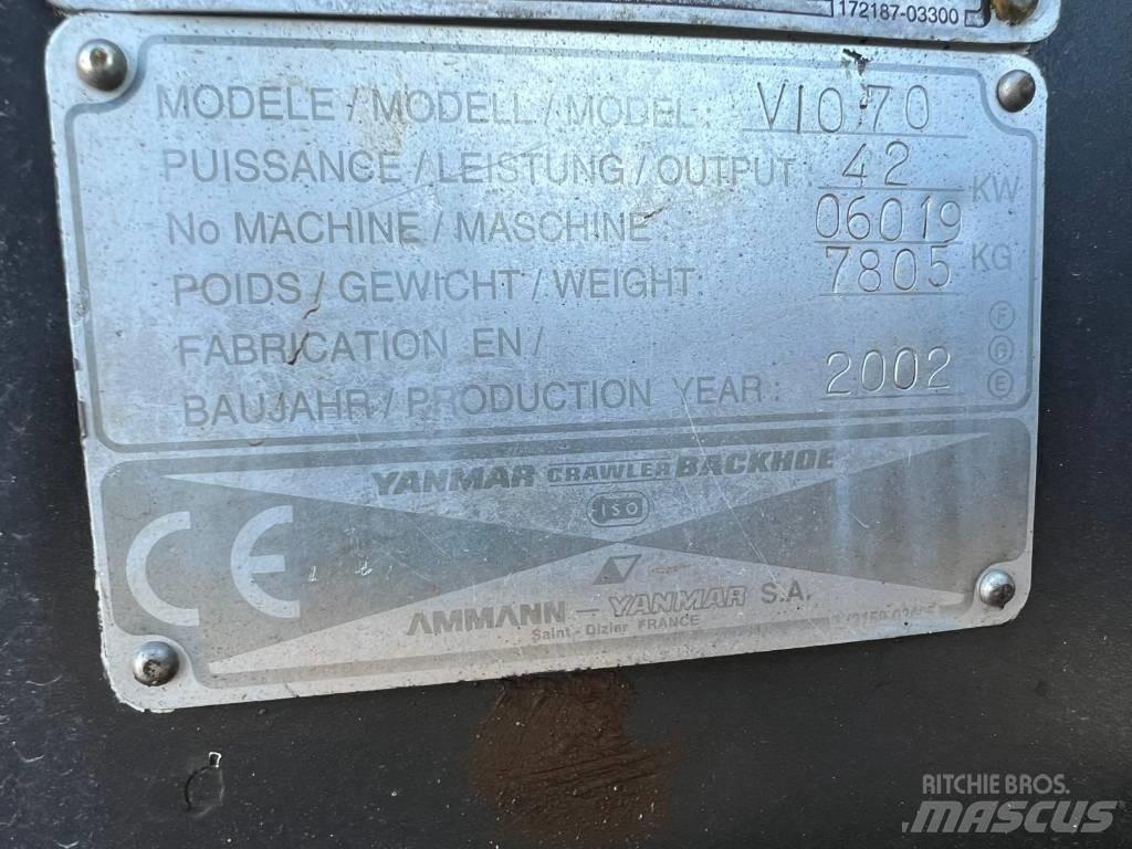 Yanmar Vio 70 Koparki gąsienicowe