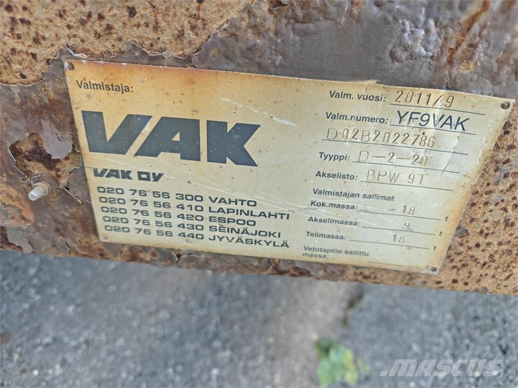 VAK Dolly Wózki przyczepy