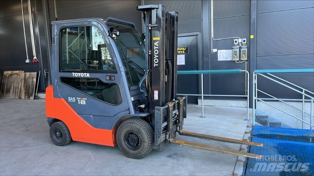 Toyota 02-8 FDF 18 Wózki Diesla