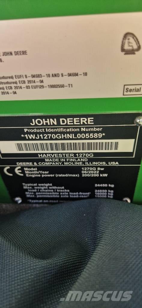 John Deere 1270 G Harwestery