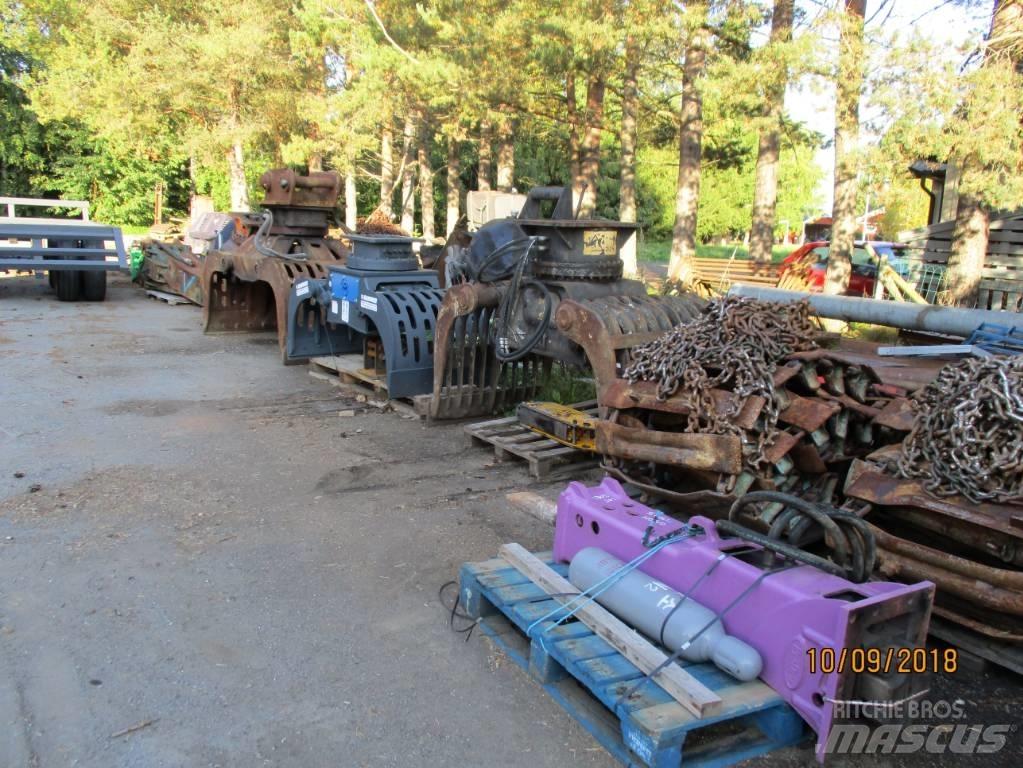 Hammer iskuvasarat Młoty hydrauliczne