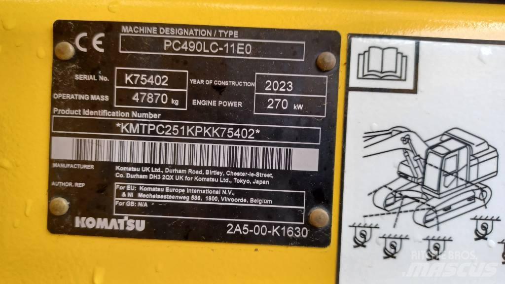 Komatsu PC 490 LC-11 Koparki gąsienicowe