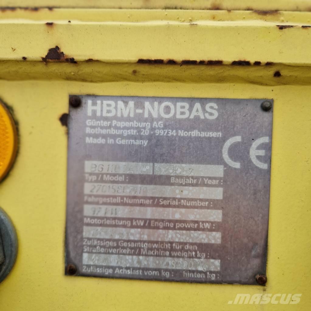 HBM BG 110 TA-4 Równiarki