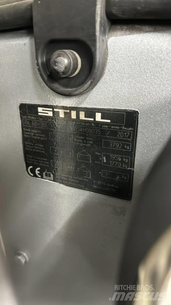 Still RX 60-30 Wózki elektryczne