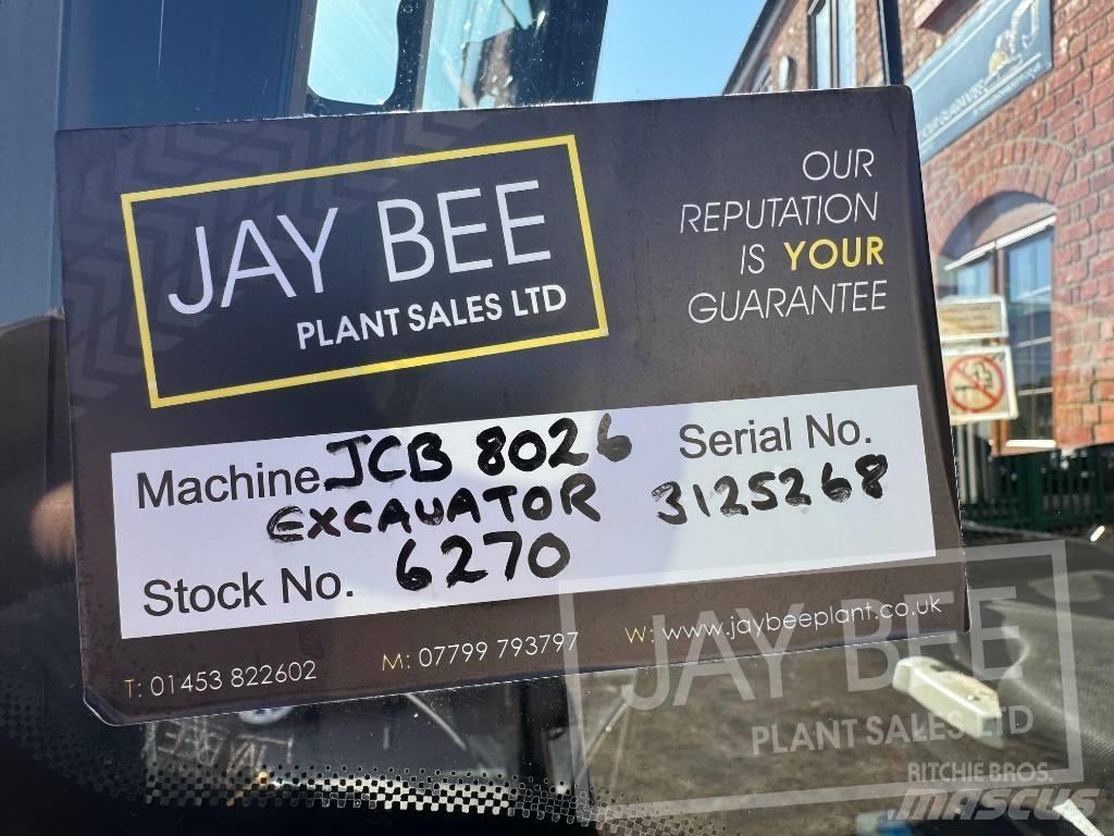 JCB 8026 CTS Minikoparki