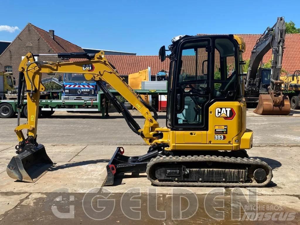 CAT 303 - 3 Buckets Minikoparki