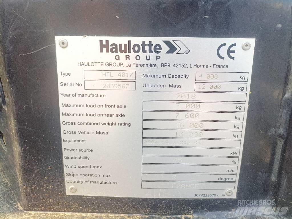 Haulotte HTL4017 Ładowarki teleskopowe