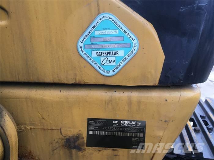 CAT 320 D Koparki gąsienicowe