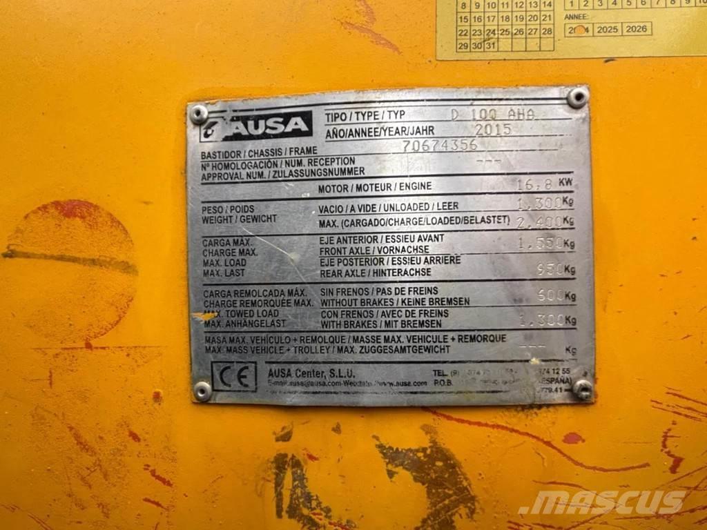 Ausa D 100 AHA Wozidła przegubowe