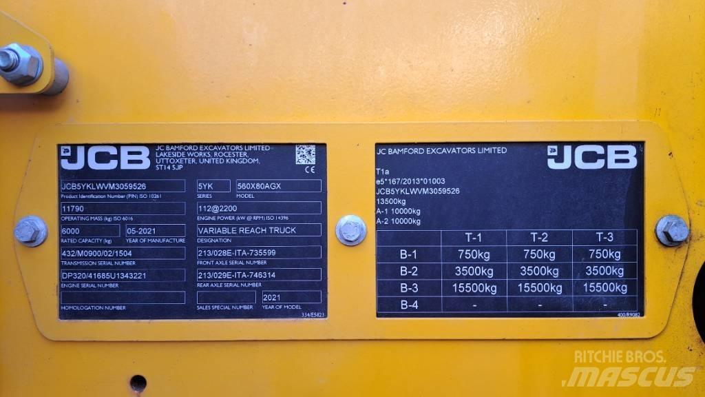 JCB 560-80 Agri Xtra Ładowarki rolnicze