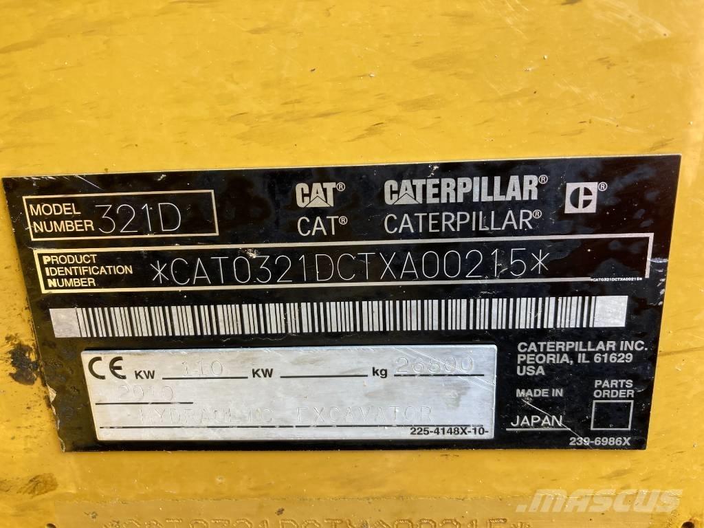 CAT 321 D Koparki gąsienicowe