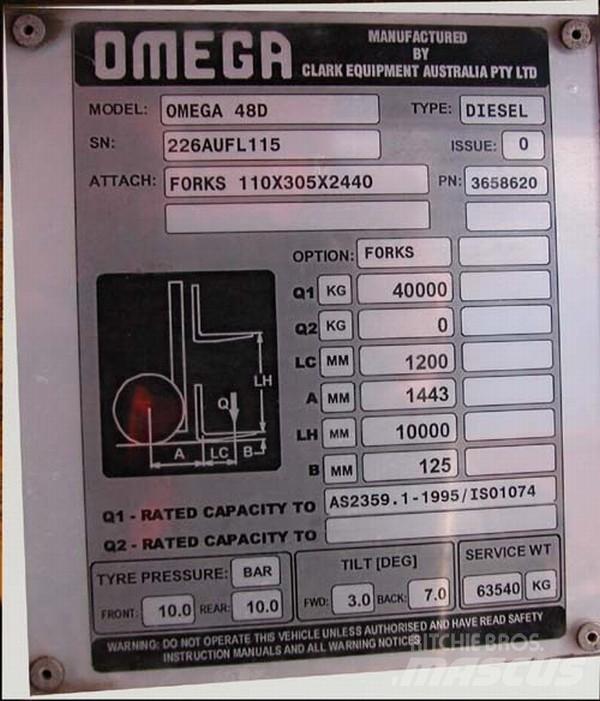 Omega Omega	48D FLT Wozy do składowania i transportu kontenerów