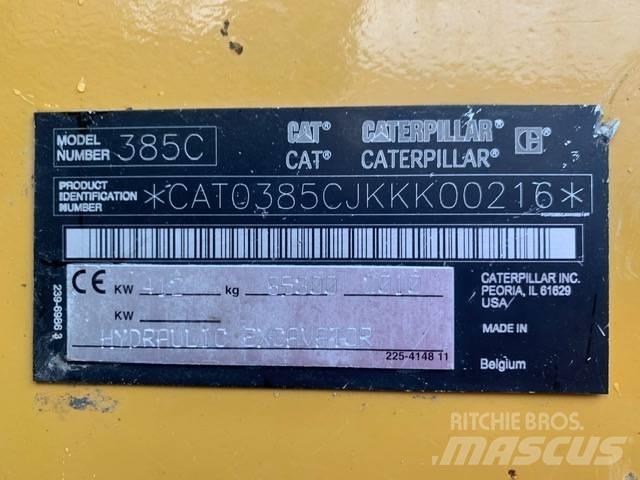 CAT 385 C L  385CL Koparki gąsienicowe