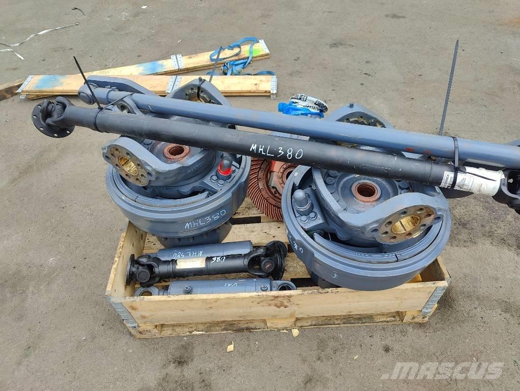 Fuchs MHL 380 Ramy i zawieszenie