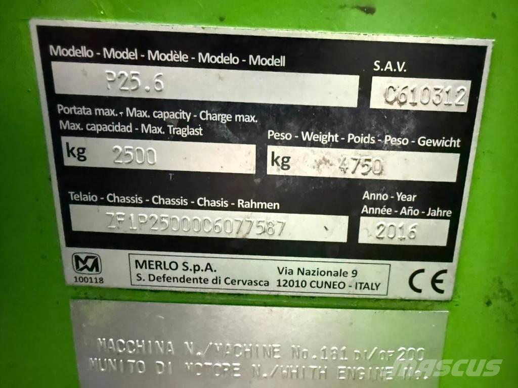 Merlo P25.6 Ładowarki teleskopowe